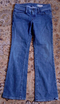 F20) GAP CURVY STRETCH JEANS SIZE 6M 31 X 31 BLUE NICE