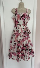 Gabby Skye Floral Fit Flare Dress Size 10 Pin...