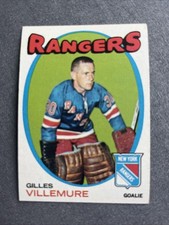 1971-72 Topps #18 - Gilles Villemure New York Rangers