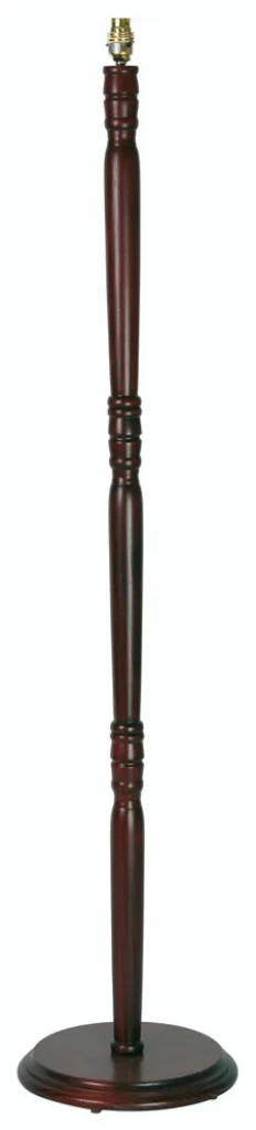 Lamp Base Mahogany Perle Floor Light Only Oaks Lighting FS 25 MAH