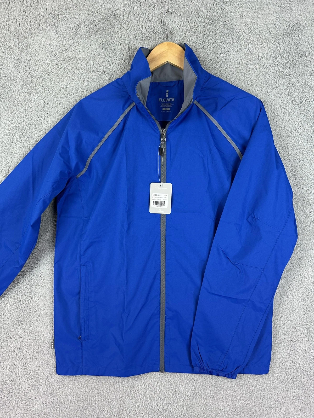 Elevate Jacket Mens S Blue Windbreaker Full Zip Lightweight Abosque 12605 New
Opens in a new window