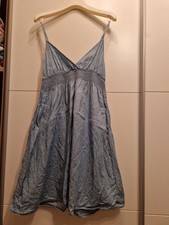 Jeanskleid Midikleid Spaghettiträger H&M 38