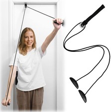Over Door Shoulder Pulley Physical Therapy Exercise System Pain Relief Rehab