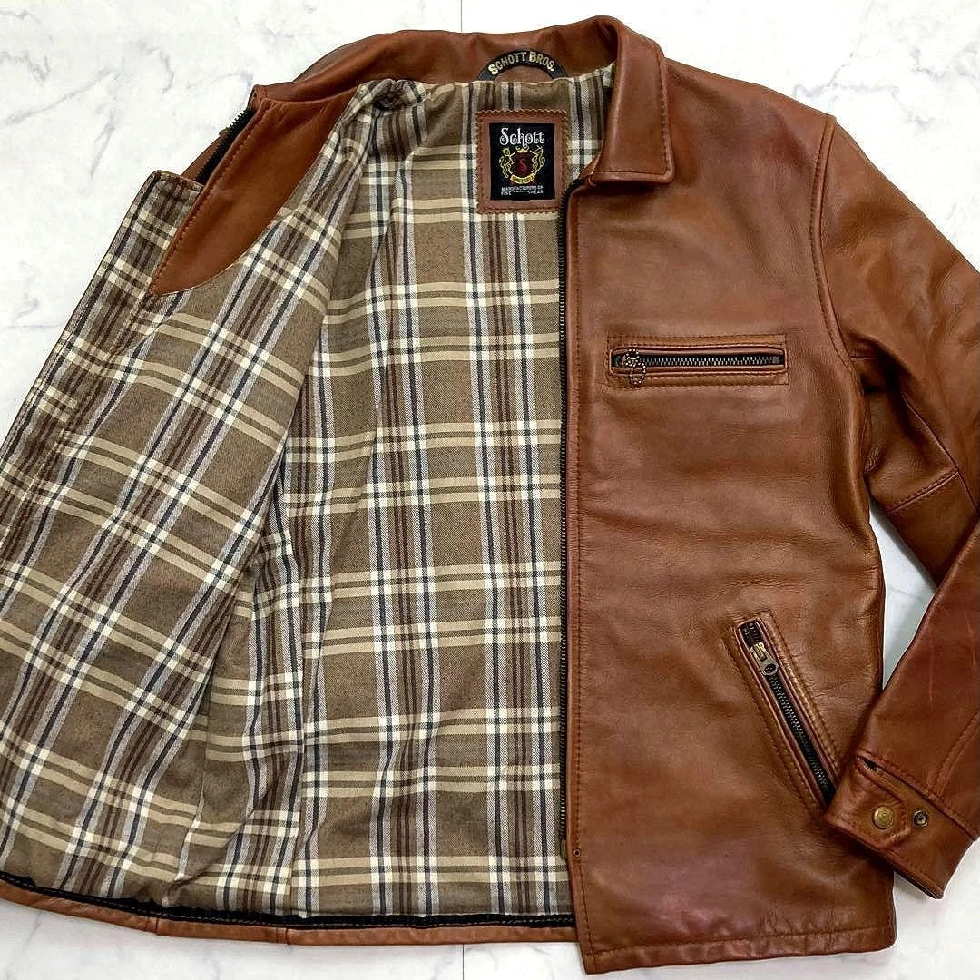SCHOTT Brown Coats, Jackets & Vests for Men for Sale | Shop New