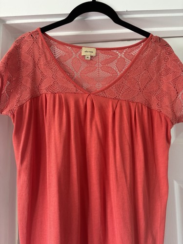 Ella Moss Medium Orange Boho Top