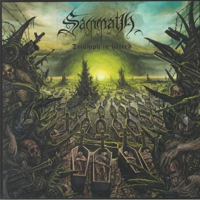 SAMMATH - Triumph In Hatred - 'dark hell' green marbled vinyl LP + insert