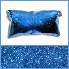 Bright Royal Blue Glitter,  Very Fine, Premium Solvent Resistant Poly, .008" Cut
