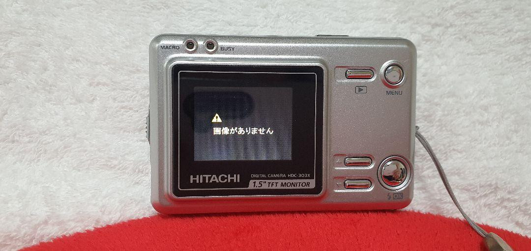 Old compact digital camera HITACHI HDC-303X Operation confirmed