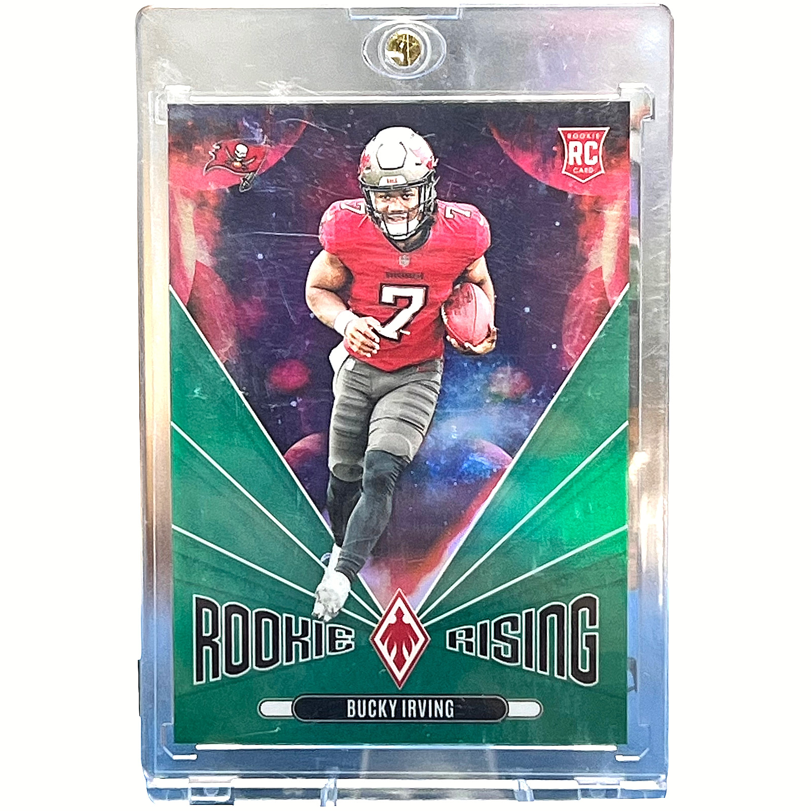 2024 Panini Phoenix Rookie Rising Bucky Irving Green /25 #RR-BIG RC Serial /25