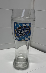 Schells beer boot glass