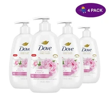 Dove Peony & Rose Oil Hand Wash (355 Ml)  4 pack
