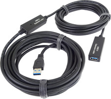 Cavo Prolunga USB Attivo Con Ripetitore 10M, USB a Femmina a a Maschio, Cavo USB