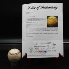 1947 Philadelphia Athletics Team Signed Baseball Connie Mack +16 PSA/DNA AZ005