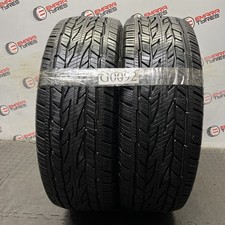 2x 255 60 R18 112T CONTINENTAL CrossContact TX2, Tread 7.6/7.5mm(G0092) Tested