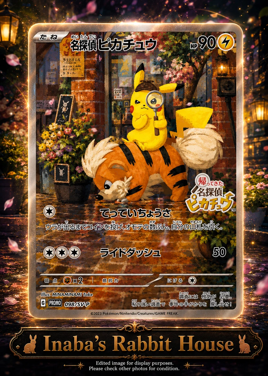Detective Pikachu 098/SV-P Sv-P Promotional Cards for sale | eBay
