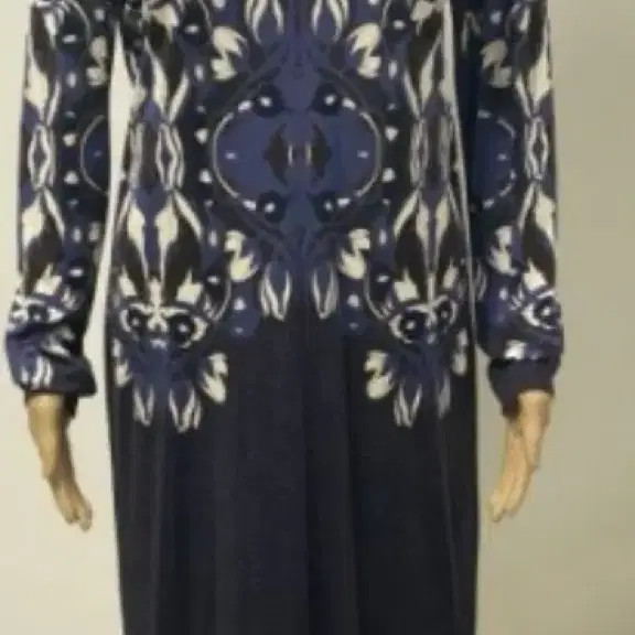 Tory Burch Silk Dress - Size 55-66, Navy, Elegant