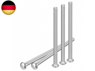 DTGN M5-0.8x80mm Innensechskantschrauben mit Linsenkopf - 10er Pack - Geeignet