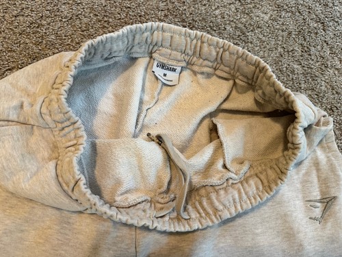 Gymshark Men’s Medium Jogger Sweatpants Beige  - Picture 4 of 10