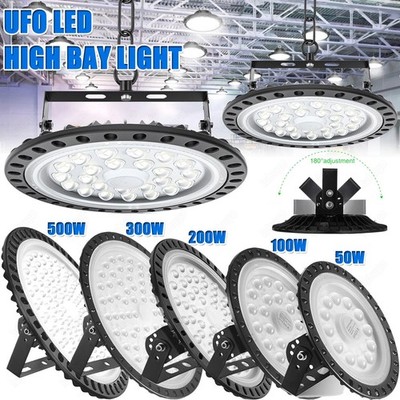 UFO LED Hallenbeleuchtung Deckenstrahler Werkstattleuchte Industrielampe Lampe