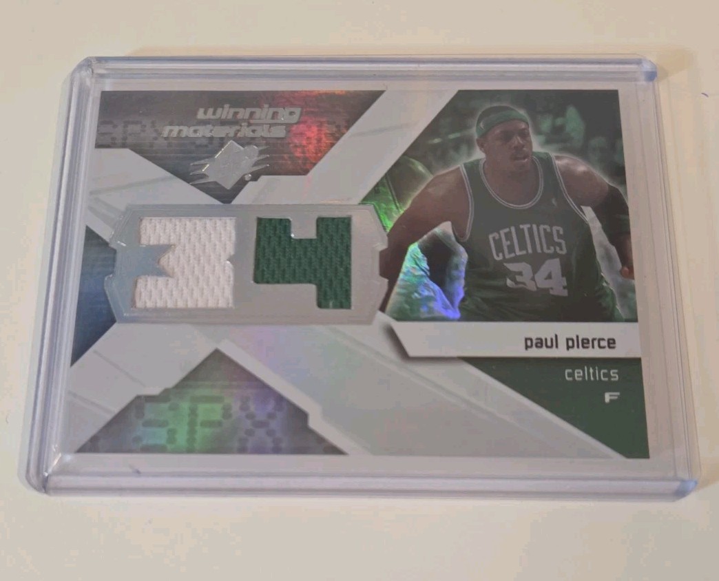 2008-09 SPx Winning Materials Jersey Paul Pierce DUAL GAME USED JERSEY Celtics