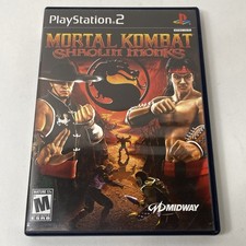 Midway Mortal Kombat: Shaolin Monks PS2 Black Label Manual + Reg NO GAME