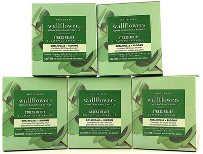 QTY 10  - Bath & Body Works EUCALYPTUS SPEARMINT Wallflowers Home Oil Refills