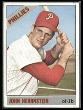 1966 Topps #304 John Herrnstein