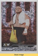 2024 AEW All Elite Wrestling Speckled Rainbow Foil Samoa Joe #39 READ 1ai1
