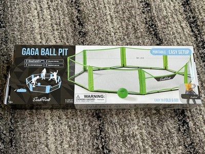 New Eastpoint Gaga Ball Pit: Steel Toss Game Set 4+ Players with Carrying Case