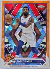 Kyrie Irving 2023-24 Topps Chrome Sapphire Orange Refractor #3 SSP /25