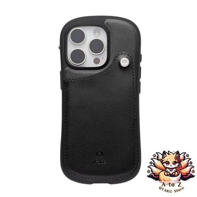 NEU iFace First Class iPhone 16 Pro Hülle mit Kartenfach Schwarz [iFace