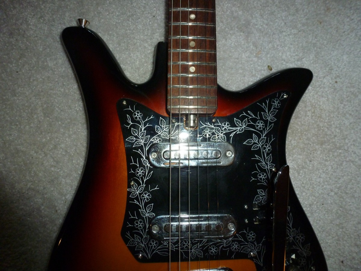 TEISCO エレキギター ブラウン/ブラック TEISCO エレキギター ブラウン