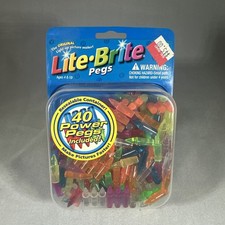 Vintage 2001 Original Lite Brite Replacement 200 Piece Including Power Pegs New