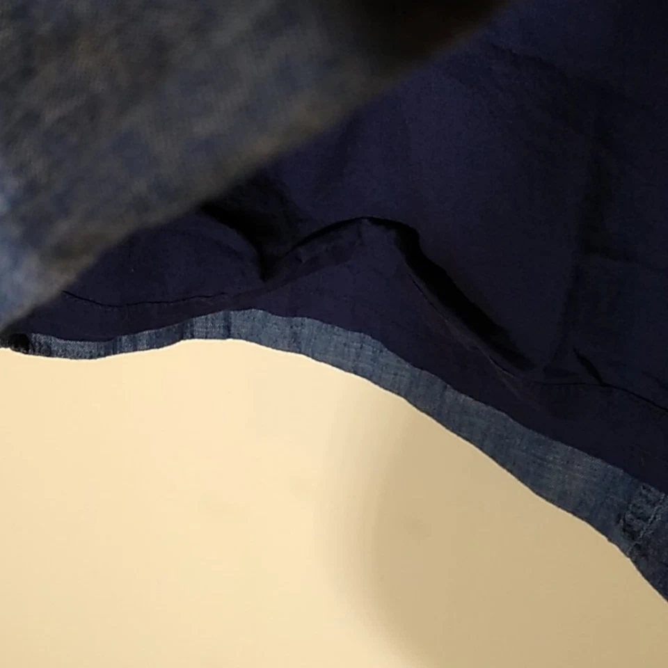 Saia jeans feminina Izod com bolsos. Tamanho XS - Imagem 4 de 4