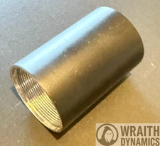 WRAITH Dynamics 2.5″ Linear Comp Extension Shroud — Alpha 1.125×28 TPI  USA Made