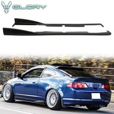 Fits 02-06 Acura Rsx Dc5 Side Skirts Cs Style Extension Rocker Panels Pu 2pcs