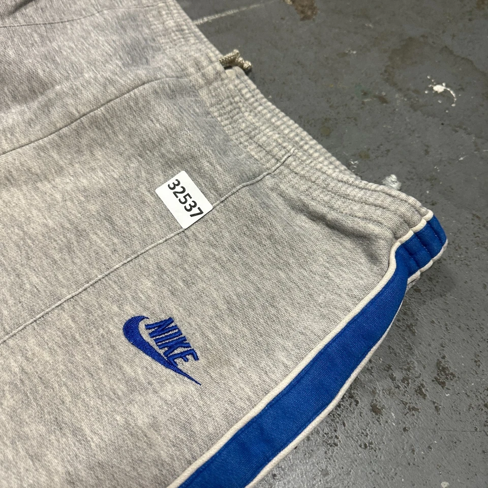 Pantalones deportivos Nike de colección años 80 grises para hombre grandes 34x28 bordados Spellout Swoosh Foto 4 de 4