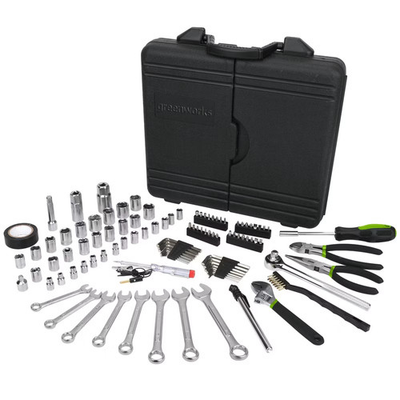 #ad Greenworks 102pc Mechanics Tool Kit $27.19