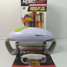 Robo Twist Electric Jar Opener White