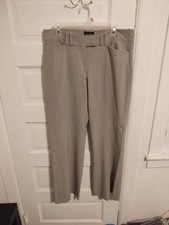 The Limited cassidy fit light gray dress pants career pants size 10 straight leg