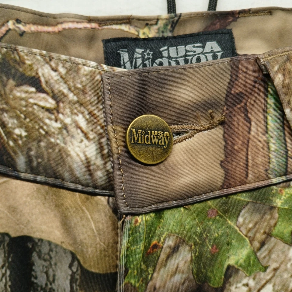 NEW MOSSY OAK MENS 34X34 THERMAL LINED 6 POCKET ZIP BREAK UP COUNTRY MIDWAY USA - Image 4 of 4