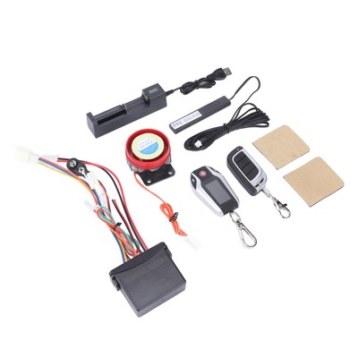 Car Auto Motorcycle Alarm System 48 145V 2 Way Alarm PKE Entry Automatic Lock