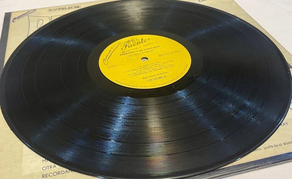 Ray Perez Y Su Orquesta ‎– Perucho Y El Loco Ray - Salsa Guaguanco Fuentes Col - Image 4 of 4