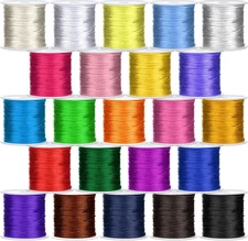 23 Rolls 1005 Yards 1.5 Mm Nylon String for Bracelets String for Bracelet Jewelr