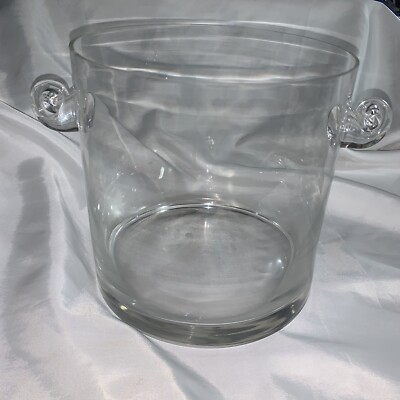 pre-loved authentic TIFFANY lead crystal ICE BUCKET Dom