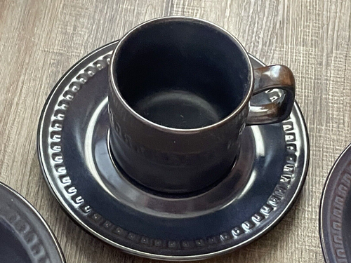 Vintage 12 pc Dinnerware Set Ekco Stoneware MCM Mid Century Dishes BEAUTIFUL - Picture 8 of 20