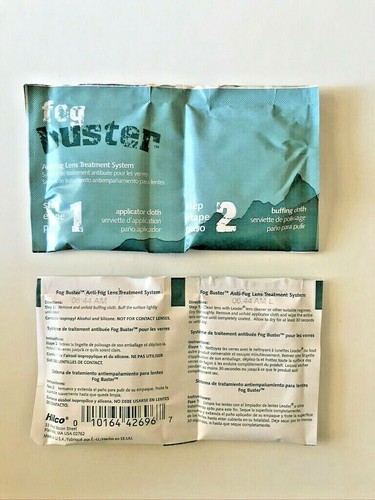 Antibeschlag Tücher Brillengläser Sportbrille Gesichtsschutz Schutzbrille 6x Fog - Bild 2 von 2