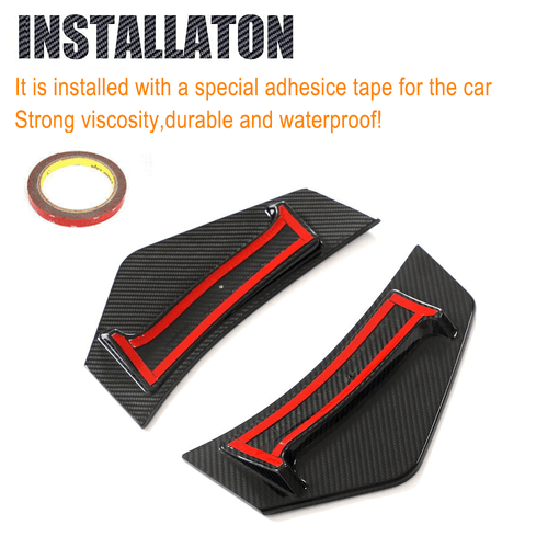 DRY Carbon Hinten Flossen Flaps Splitters Side Canards für Audi R8 V10 2019-2023 - Bild 11 von 13