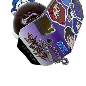 Retro Sega Arcade Japan Neon Genesis Evangelion Keychain Chibi Figure