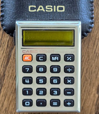 Vtg. Casio Micro-Mini Electronic Calculator w...